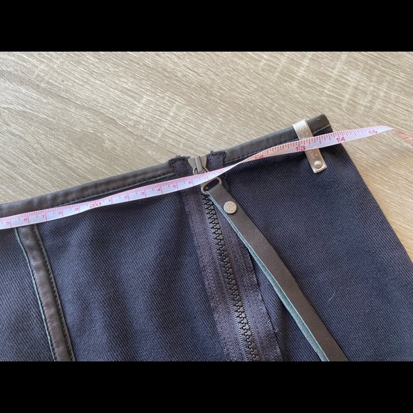 🖤VERSACE 💯% AUTHENTIC - NWOT SPORT BLACK DENIM SKIRT SIZE 28🖤 - Picture 12 of 16